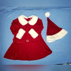Nice Marmellata Santa Dress & Hat, 12M